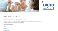 Desktop Screenshot of lactoseven.com