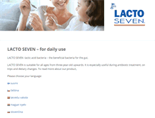 Tablet Screenshot of lactoseven.com